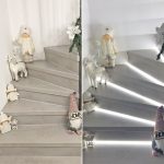 Confezione 3 GRADINI LIGHT GREY STONE Rivestimento Scale Interne Fai da te - Larghezza max 100 cm-80445