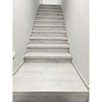 Confezione 3 GRADINI LIGHT GREY STONE Rivestimento Scale Interne Fai da te - Larghezza max 130 cm-80460