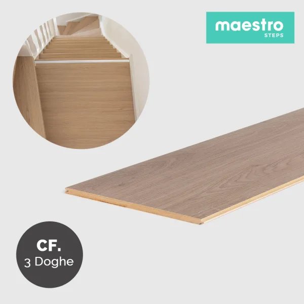 PIANEROTTOLO LOUSIANA OAK Rivestimento per Scale Interne - Confezione 1,38 MQ-0