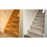 Confezione 3 GRADINI LIGHT GREY STONE Rivestimento Scale Interne Fai da te - Larghezza max 100 cm-80431