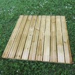 Onlywood 10 Piastrelle in legno da esterno STRONG 100x100x3,8 cm - Confezione Risparmio-80816