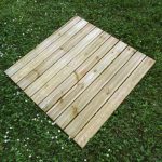 Onlywood 10 Piastrelle in legno da esterno STRONG 100x100x3,8 cm - Confezione Risparmio-0