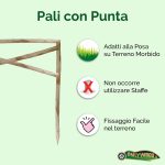 Onlywood Staccionata Croce S. Andrea in Castagno scortecciato (dimensioni L 150cm x H 150cm) - Modulo continuativo con 1 piantone-80776