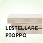 Onlywood Pannelli Listellari Pioppo doppia anima - SU MISURA