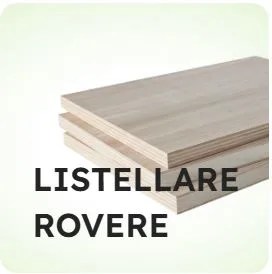 Onlywood Pannelli Legno Listellare Rovere Placcato – SU MISURA