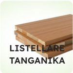 Onlywood Pannelli Listellari Noce Tanganika Placcato - SU MISURA