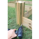Onlywood Orto rialzato componibile LEGORTO - Perno in Legno trattato Altezza 28 cm - foto 2