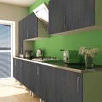 Onlywood Ante su Misura in Legno melaminico Nero Spazzolato Doha-0