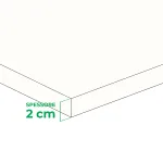 Onlywood Ante su Misura in Legno melaminico color Grigio Porrino Opaco - foto 3