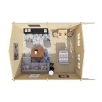 Onlywood Casetta in legno da giardino NIEDERSACHSEN - 500 X 598 cm - Spessore 70 mm-82691