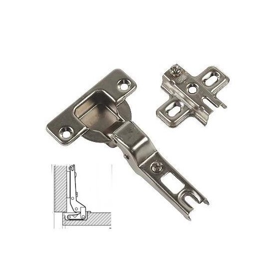 Cerniere a molla ante mezzo sormonto Foro d.35 mm - 2 Pezzi-0
