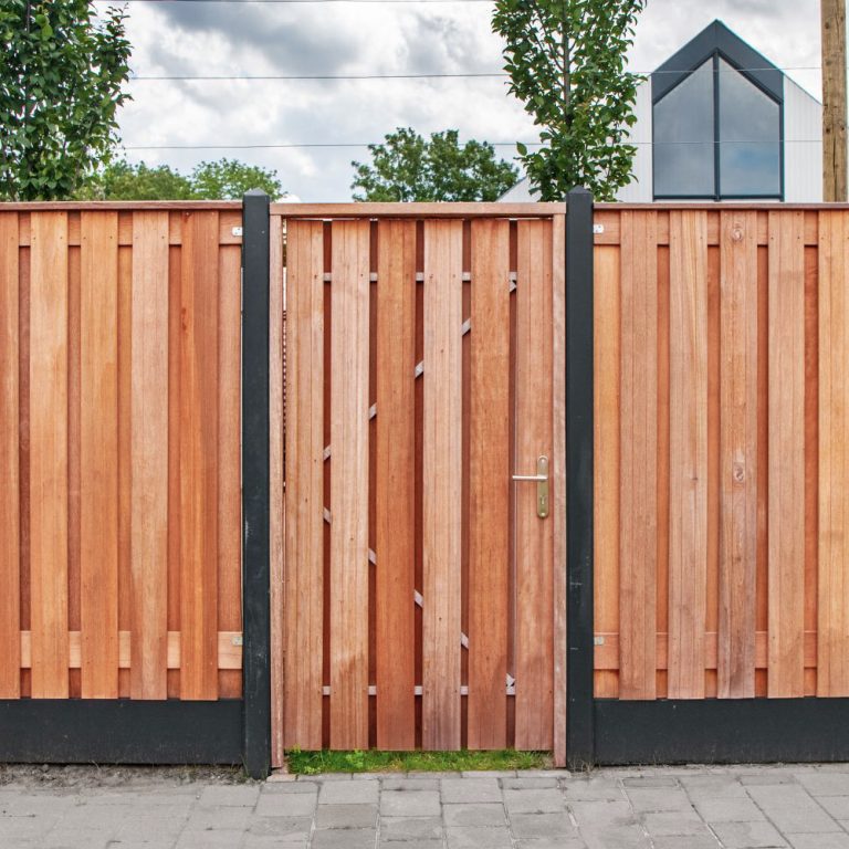 Porta da giardino in Legno Tropicale HARDWOOD 100 x 180 h. cm-0