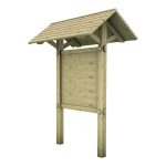 Bacheca Arredo Urbano ALPINA a doppia falda 130 x 200 x 260 h cm-83149