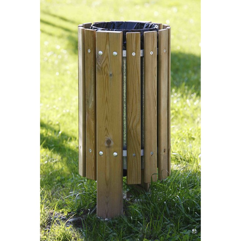 Cestino Arredo Urbano CASSANDRA 40 x 45 x 95 h cm-0