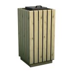 Cestino Arredo Urbano LINDO 50 x 50 x 95 h cm-83179