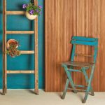 Onlywood Rivestimento in Legno per Esterni in Teak PETTINE - Effetto Cannettato-0