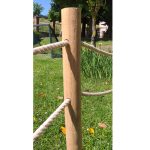 Onlywood Staccionata con corda in Pino-84105