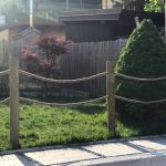 Onlywood Staccionata con corda in Pino-84109