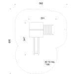 Parco giochi in Legno Torre COUNTRY con Scivolo - Giochi per Parchi pubblici -83118