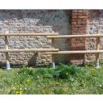 Onlywood Staccionata Valdostana a pali interi in Castagno semi tornito-0