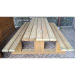 Onlywood Tavolo Picnic in Legno BOSS - con Panche-84489