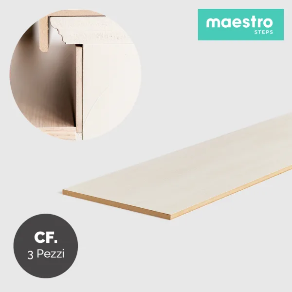 ALZATE NEBRASKA OAK Rivestimento per Scale Interne - Confezione 3 Pezzi -0