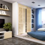 Onlywood Anta per Armadio a Muro a Persiana 510 x 2050 mm in Legno Naturale-85764