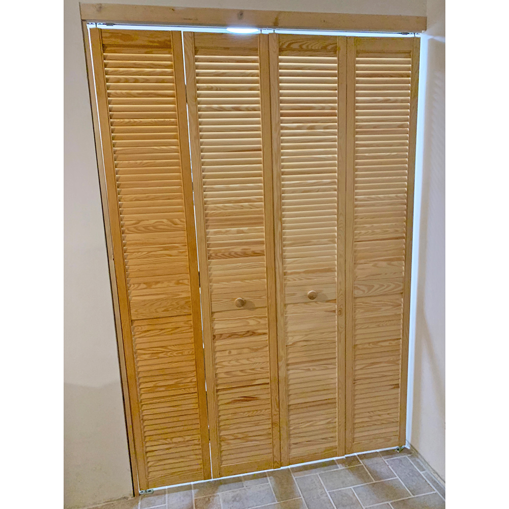 Onlywood Anta per Armadio a Muro a Persiana 510 x 2050 mm in Legno Naturale-0 Onlywood Anta per Armadio a Muro a Persiana 510 x 2050 mm in Legno Naturale-0