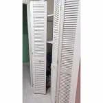 Onlywood Anta per Armadio a Muro a Persiana 51 x 205 cm in Legno verniciato Bianco - foto 30