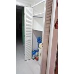 Onlywood Anta per Armadio a Muro a Persiana 510 x 2050 mm in Legno verniciato Bianco-85734