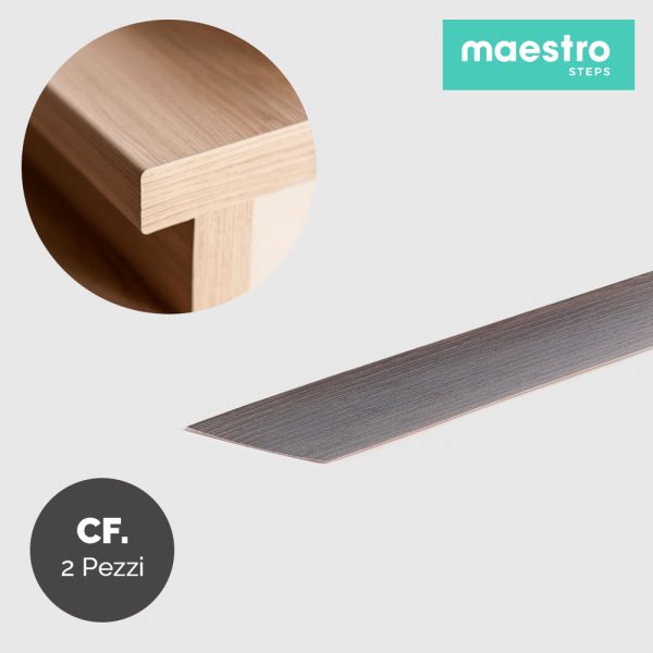 BORDO DI FINITURA ARIZONA OAK Rivestimento per Scale Interne - Confezione 2 Pezzi-0