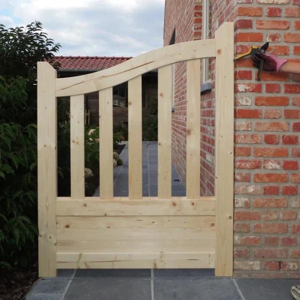 Cancello in Legno Pedonale modello GAND 100 x 130 cm-0