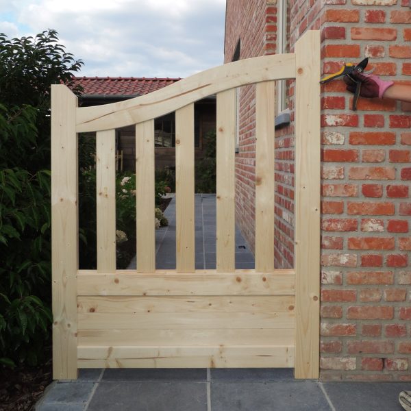 Cancello in Legno Pedonale modello GAND 100 x 130 cm-0