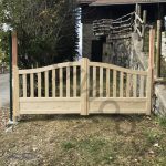 Cancello in Legno Doppio modello GAND 300 x 130 cm-85815