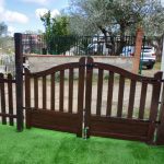 Cancello in Legno Pedonale modello GAND 100 x 130 cm-85702