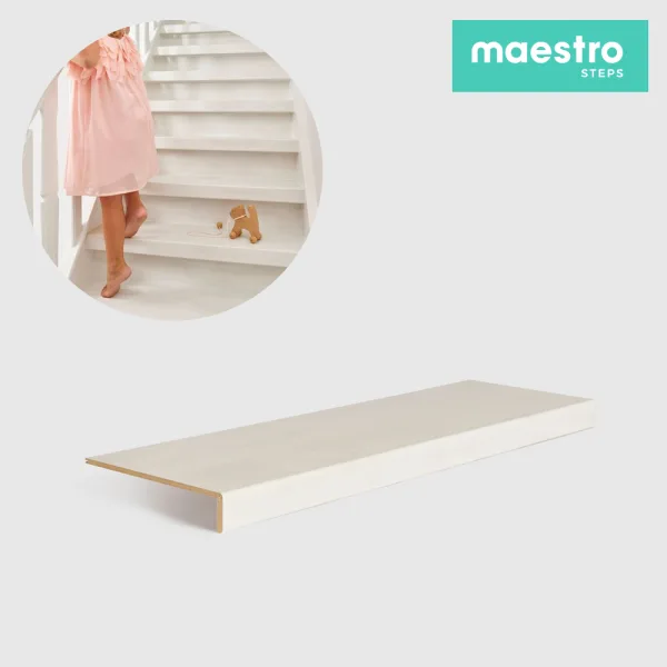 GRADINO NEBRASKA OAK Rivestimento Scale Interne Fai da te - Larghezza max 100 cm-0