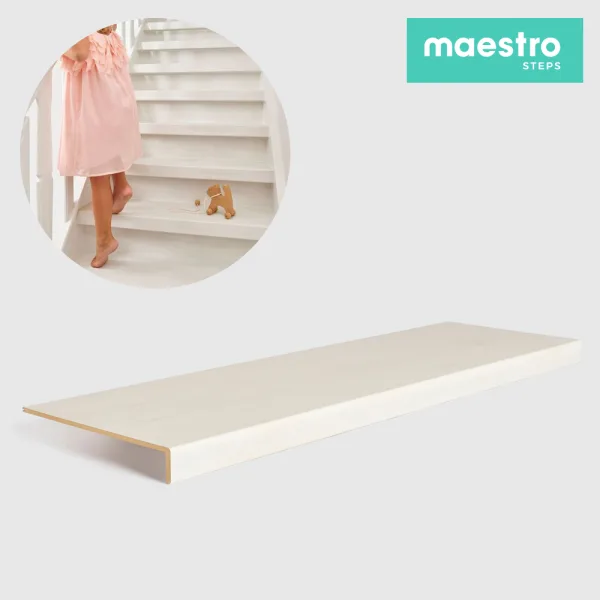 GRADINO NEBRASKA OAK Rivestimento Scale Interne Fai da te - Larghezza max 130 cm-0