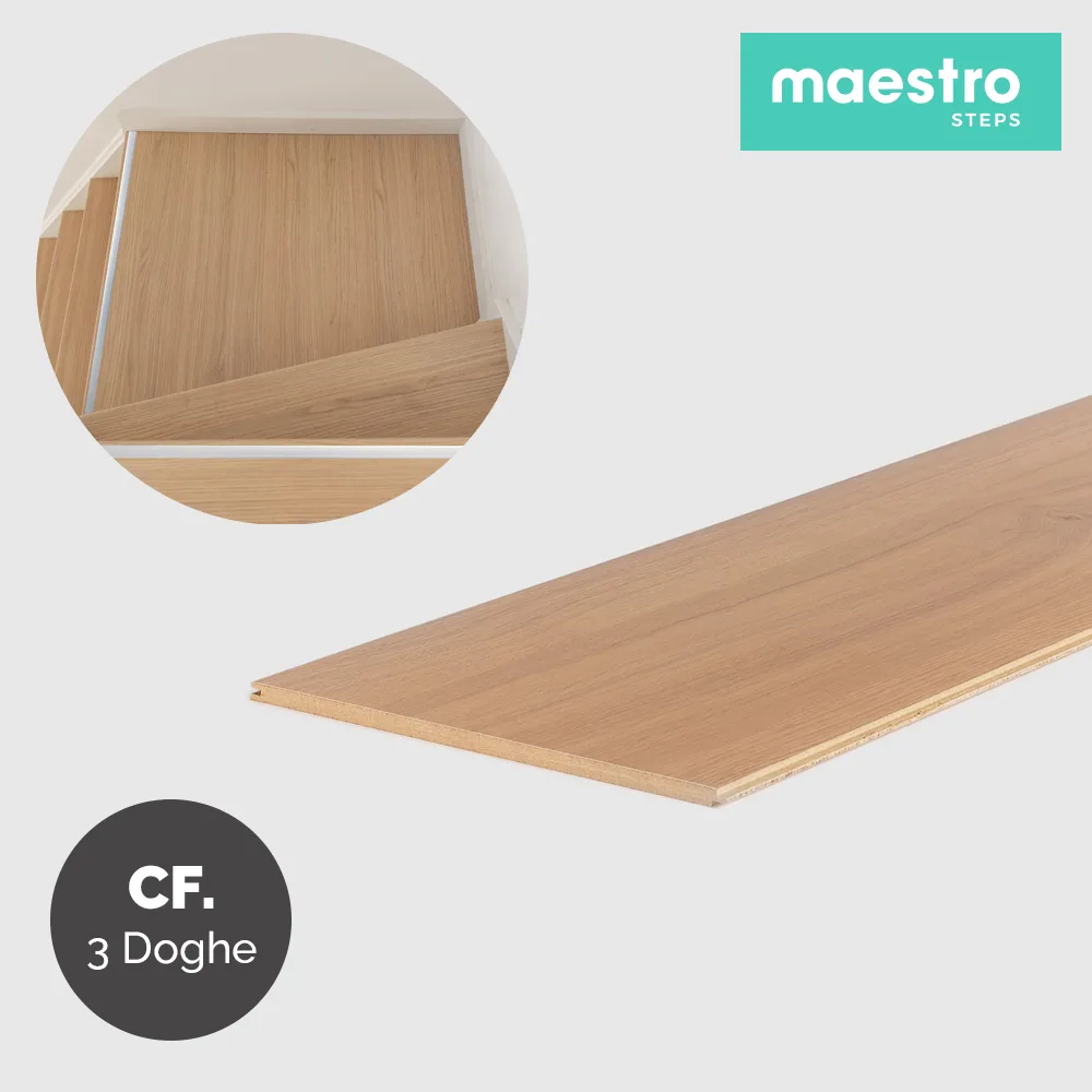 PIANEROTTOLO TEXAS OAK Rivestimento per Scale Interne - Confezione 1,38 MQ-0