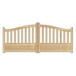 Cancello in Legno Doppio modello GAND 300 x 130 cm-85807