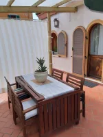 Onlywood Pergola in Legno Addossata BASIC in Pino Trattato per Coperture Leggere - ANCHE SU MISURA - foto 7