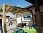 Onlywood Pergola autoportante MODERN in Legno Pino Trattato per Coperture Leggere – ANCHE SU MISURA - immagine 7