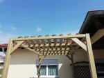 Onlywood Pergola autoportante MODERN in Legno Pino Trattato per Coperture Leggere – ANCHE SU MISURA - immagine 3