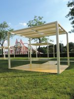 Onlywood Pergola autoportante MODERN in Legno Pino Trattato per Coperture Leggere - ANCHE SU MISURA-85974