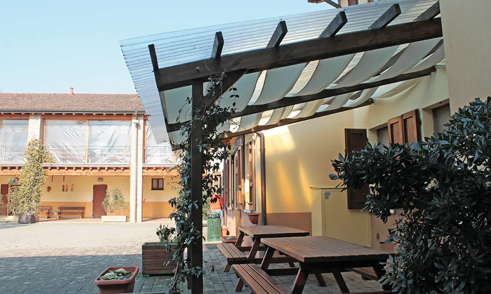 Pergola standard trattata