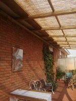 Onlywood Pergola in Legno Addossata STRONG in Pino Trattato per Coperture Extra Pesanti - ANCHE SU MISURA-85993