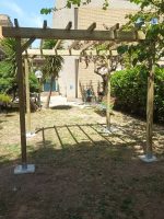 Onlywood Pergola autoportante STANDARD in Legno Pino Trattato per Coperture Pesanti - ANCHE SU MISURA-85939