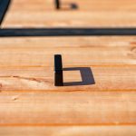 Porta bidoni da esterno Triplo 210 X 80 X 118 h.cm in Legno Douglas - RACCOLTA DIFFERENZIATA-85923