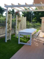 Onlywood Pergola in Legno Addossata STANDARD in Pino Trattato per Coperture Pesanti - ANCHE SU MISURA - foto 5