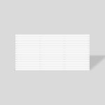 Pannello Frangivista Legno trattato DELUXE 180 x 87 h. cm Verniciato Bianco-86346