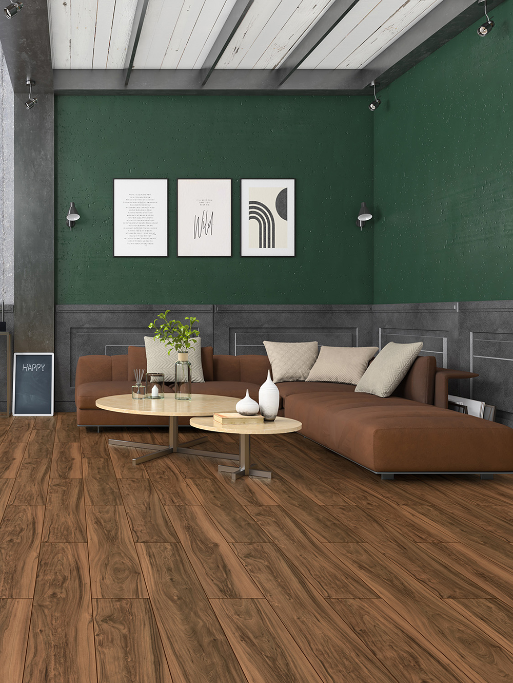 Laminato effetto legno AC4 URBAN Noce Astana - Superficie Opaca